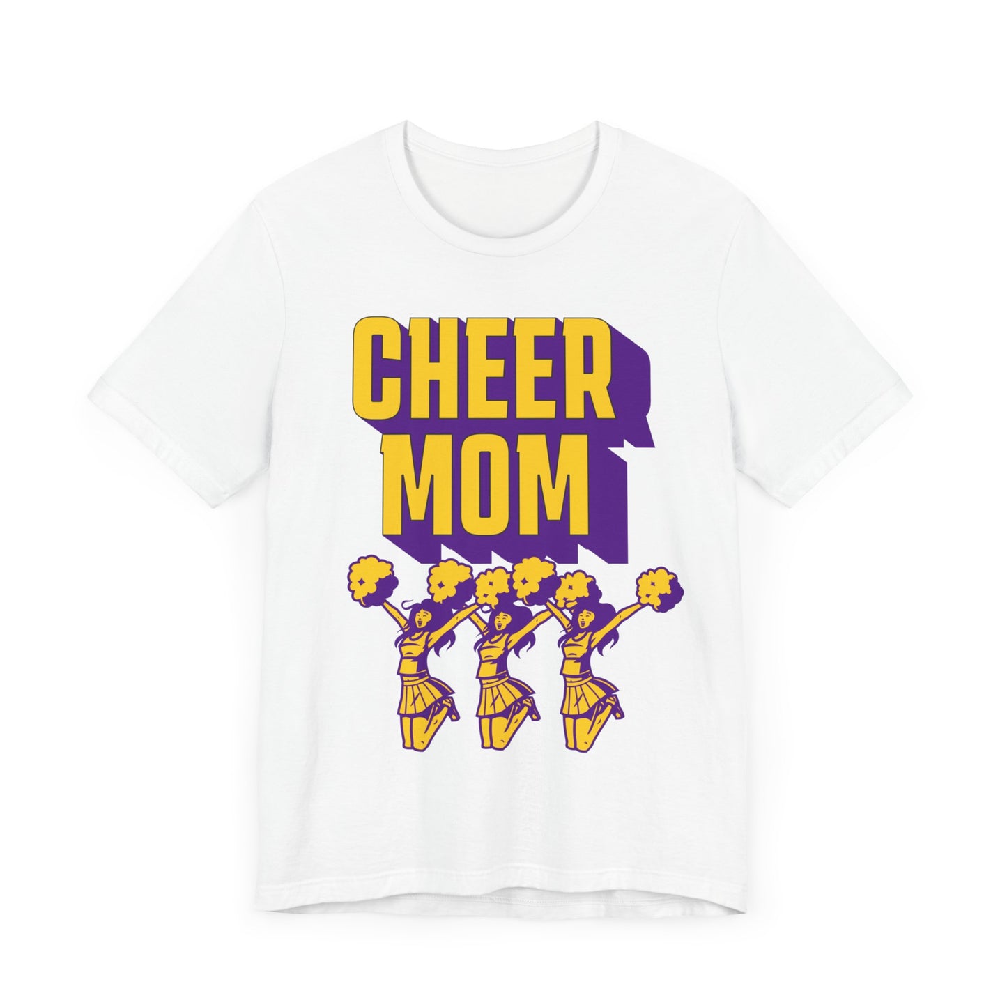 Unisex Cheer Mom Jersey Short Sleeve Tee