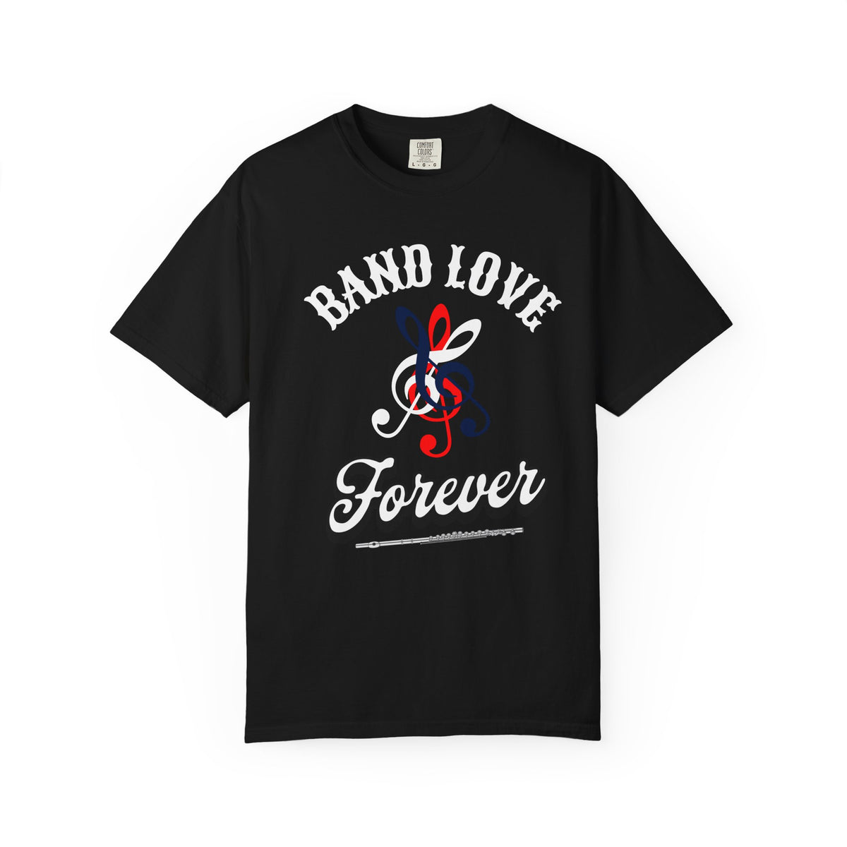 Band Love Forever T-Shirt — Music Treble Clef Graphic Tee