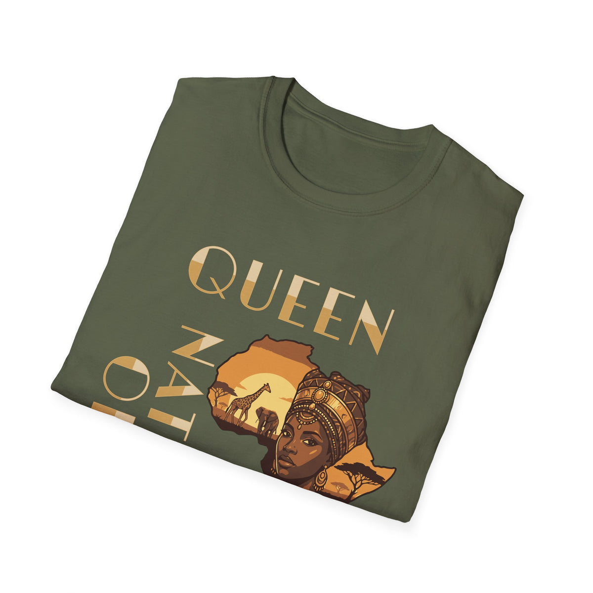 Queen of a Nation T-Shirt — African Queen Graphic Tee