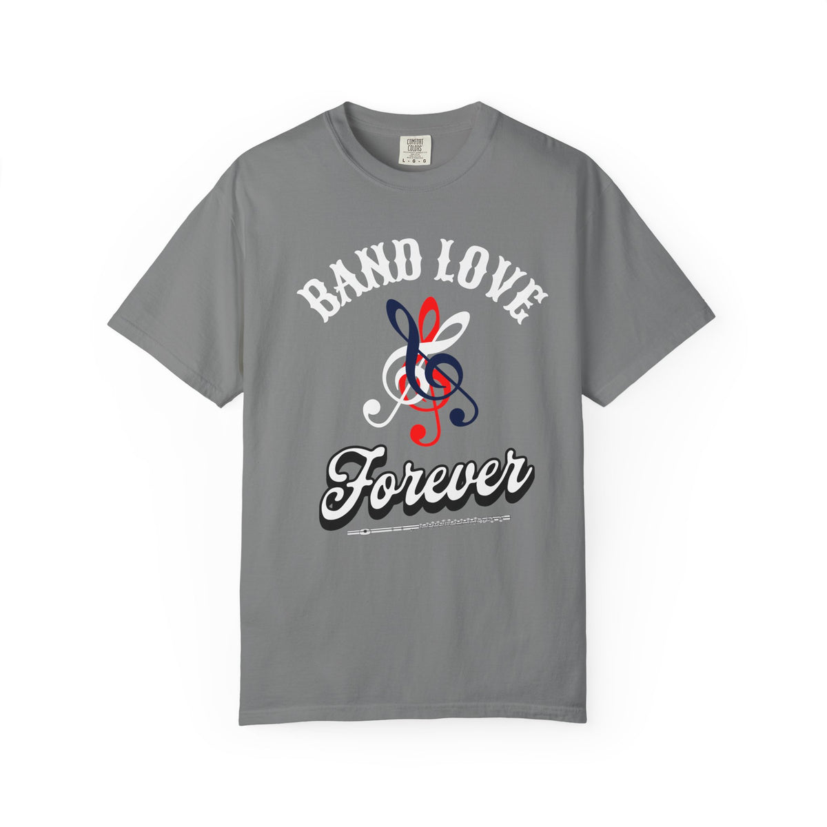 Band Love Forever T-Shirt — Music Treble Clef Graphic Tee