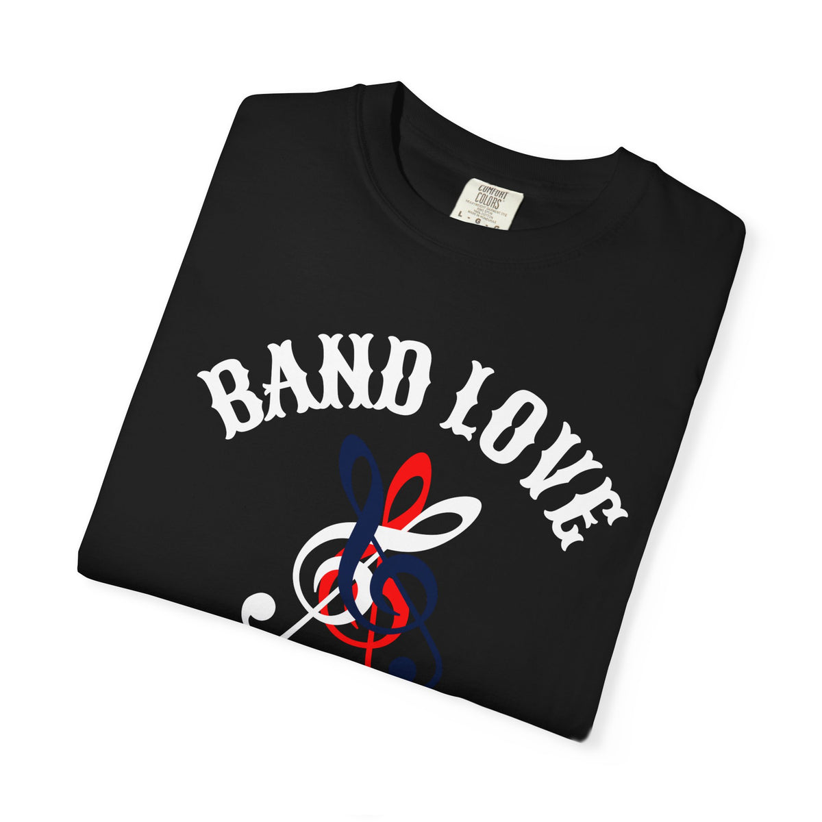 Band Love Forever T-Shirt — Music Treble Clef Graphic Tee