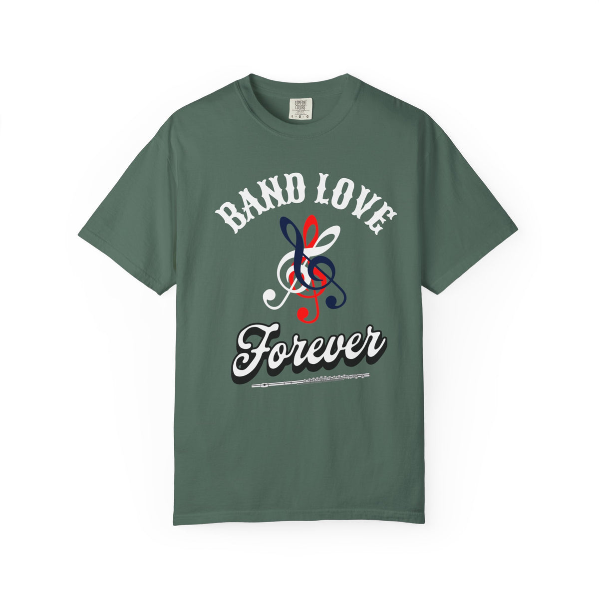 Band Love Forever T-Shirt — Music Treble Clef Graphic Tee