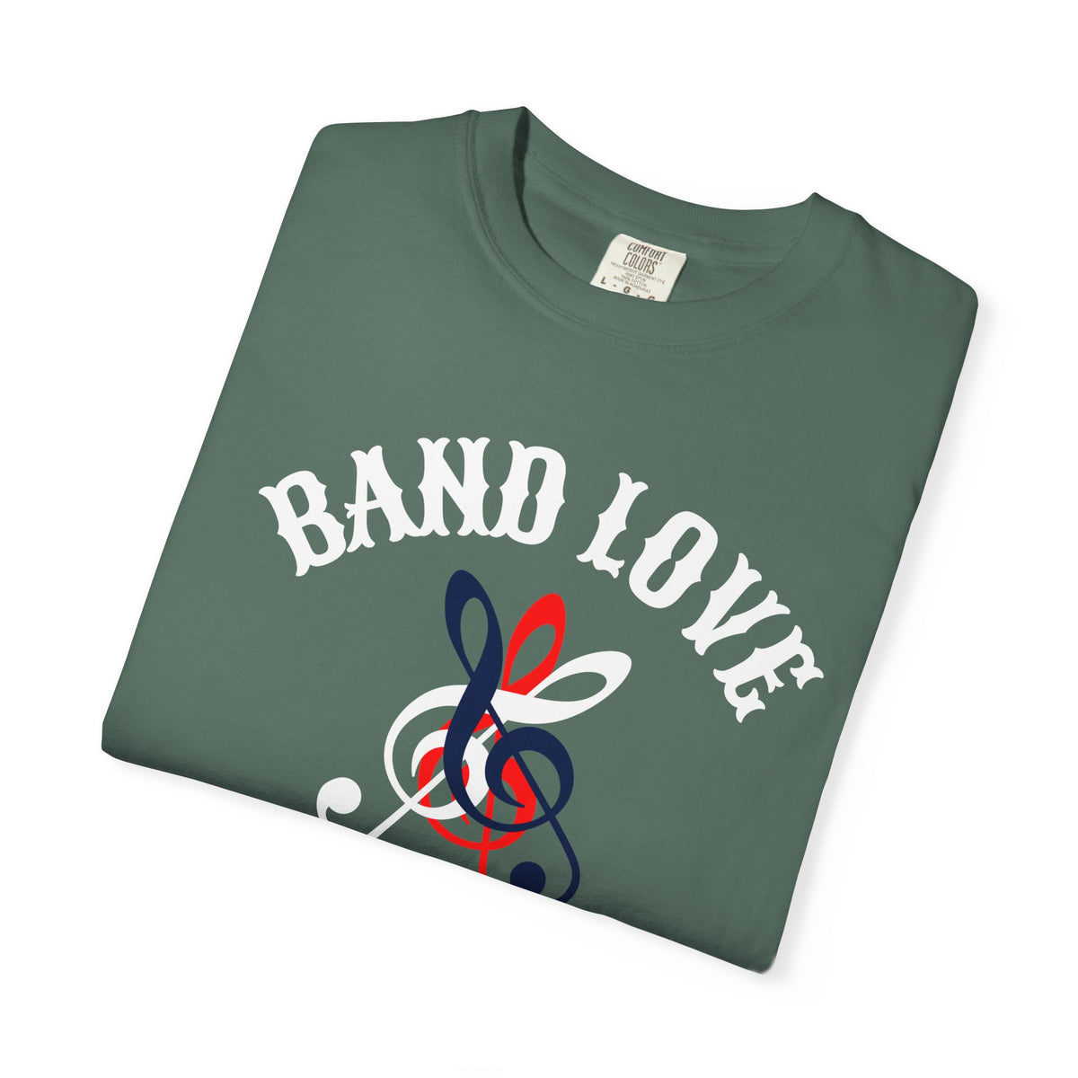 Band Love Forever T-Shirt — Music Treble Clef Graphic Tee