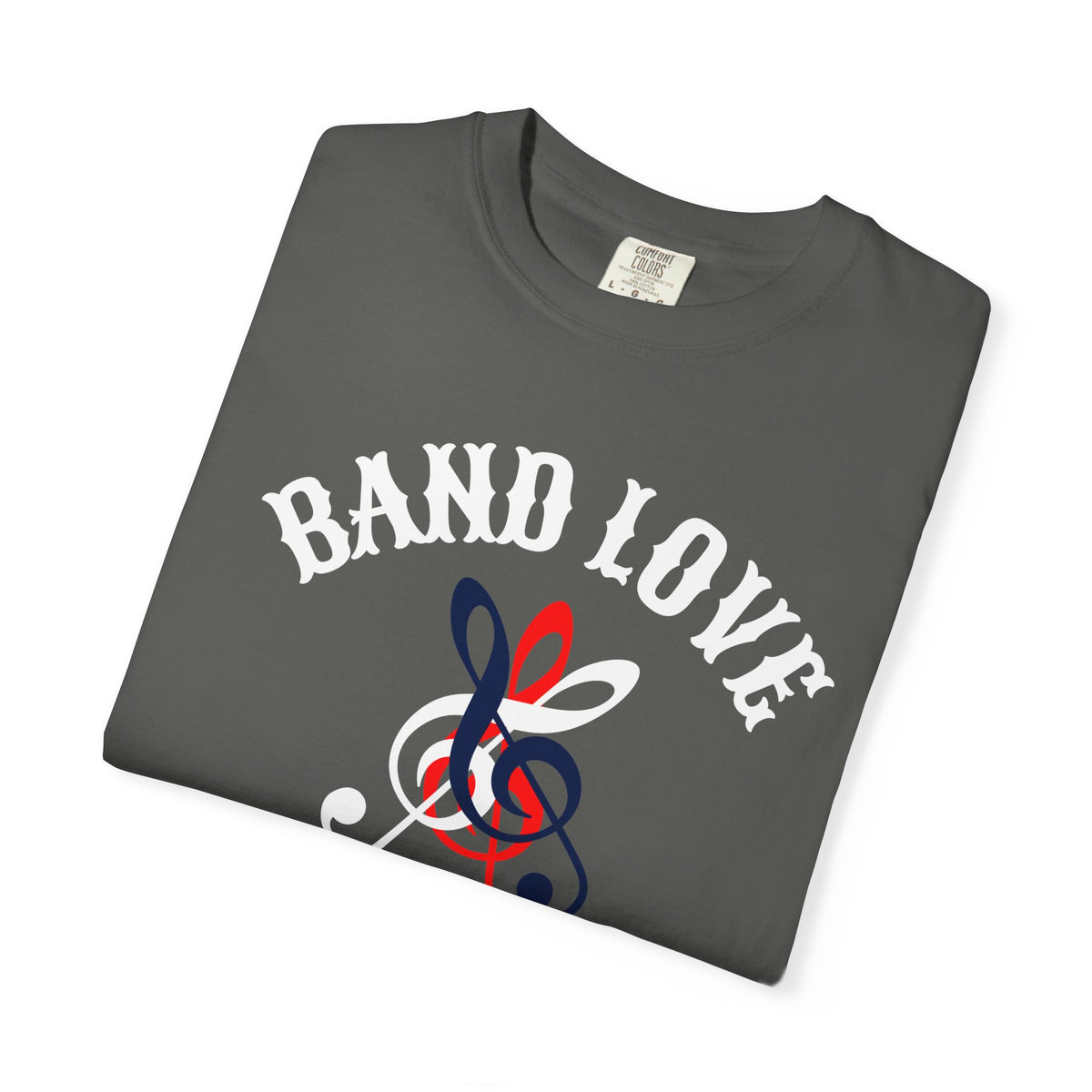 Band Love Forever T-Shirt — Music Treble Clef Graphic Tee