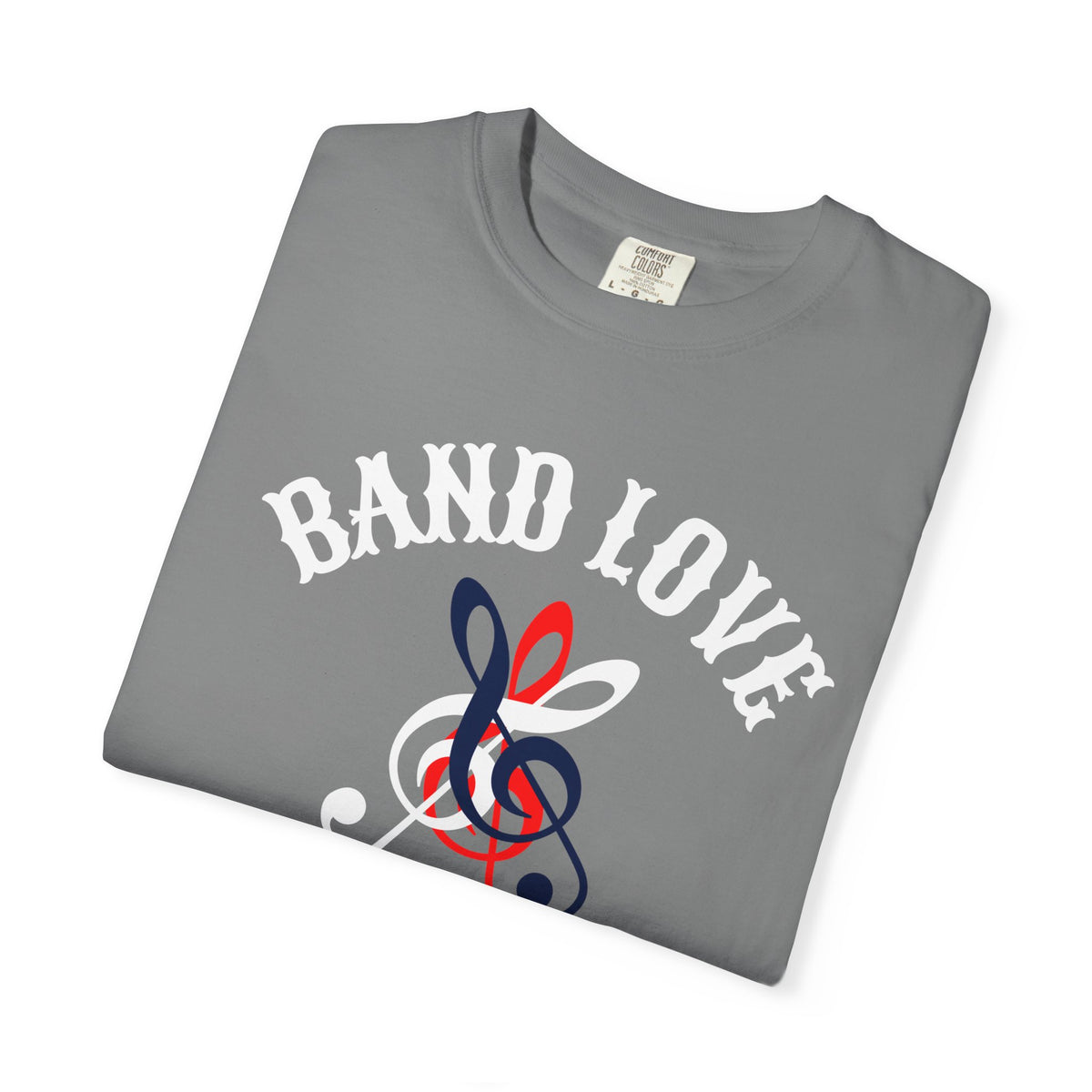 Band Love Forever T-Shirt — Music Treble Clef Graphic Tee