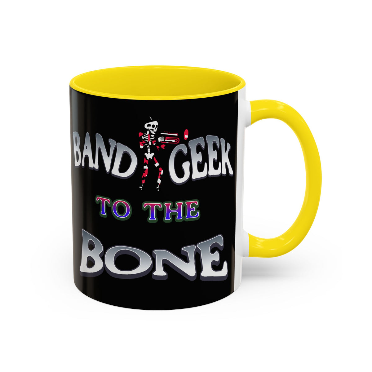 Band Geek to the Bone Coffee Mug — Funny Musician Band Gift (11/15oz)