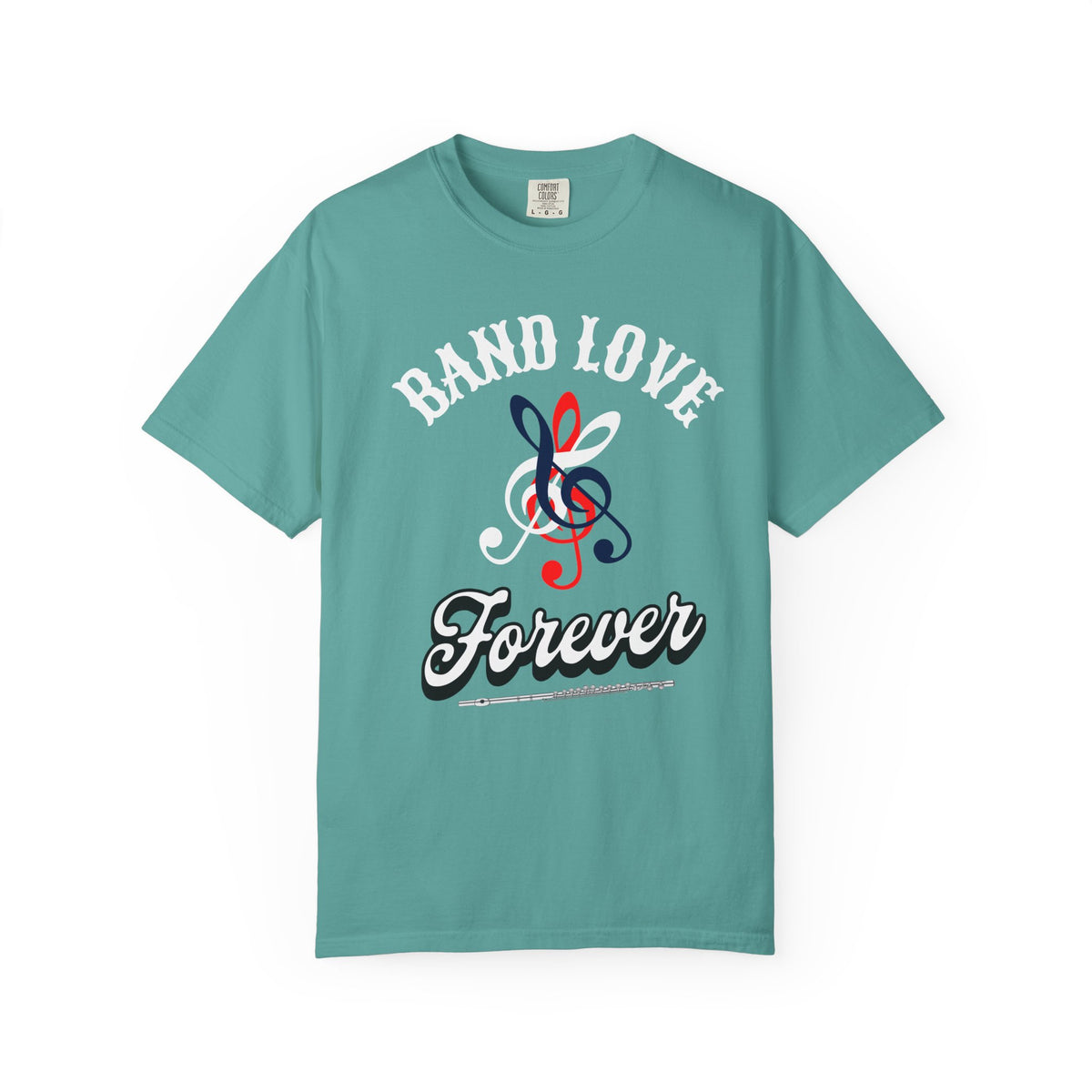 Band Love Forever T-Shirt — Music Treble Clef Graphic Tee