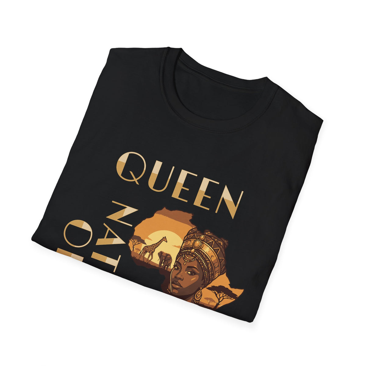 Queen of a Nation T-Shirt — African Queen Graphic Tee