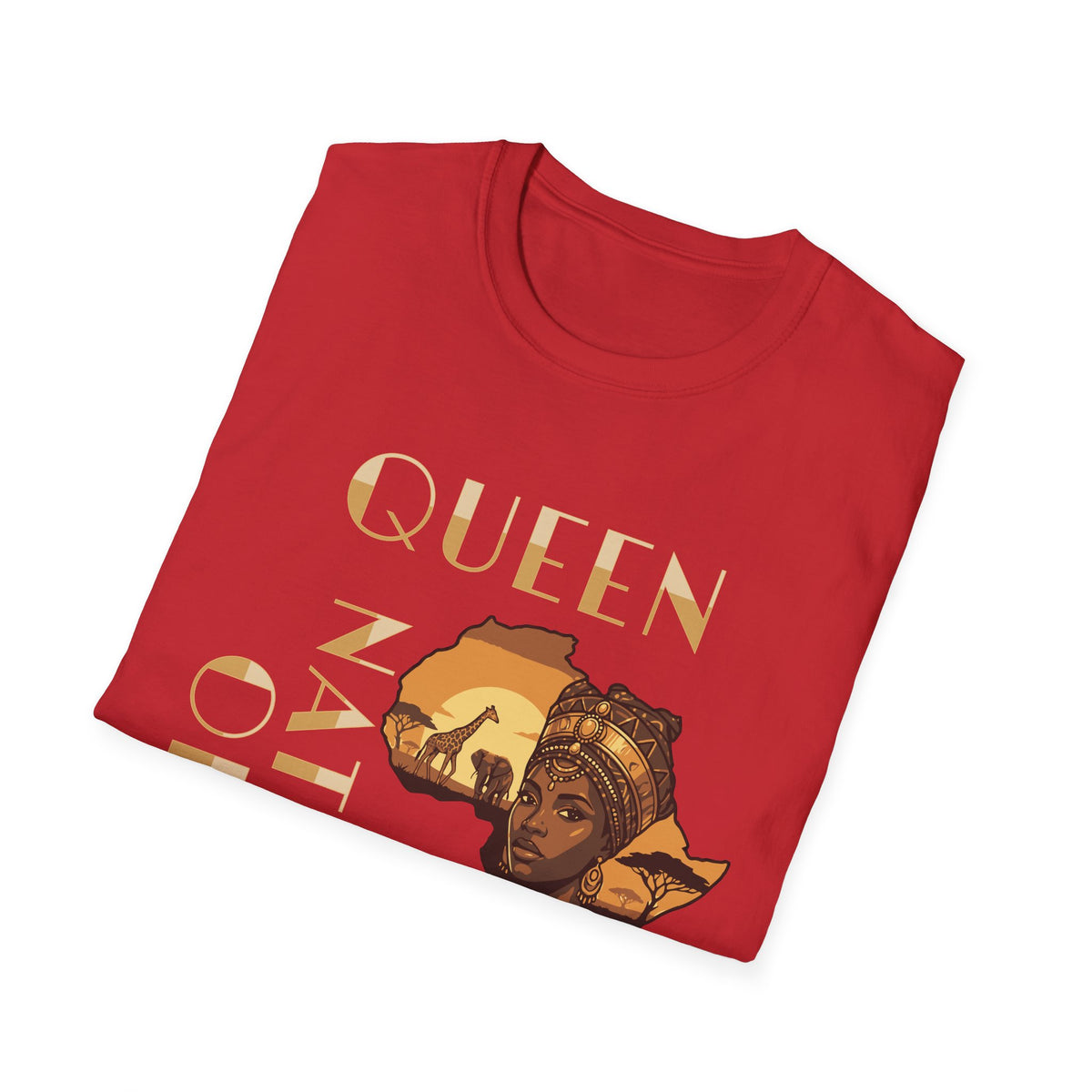 Queen of a Nation T-Shirt — African Queen Graphic Tee