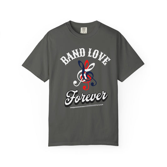 Band Love Forever T-Shirt — Music Treble Clef Graphic Tee