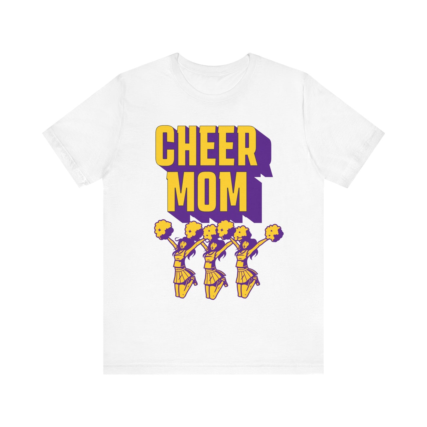 Unisex Cheer Mom Jersey Short Sleeve Tee