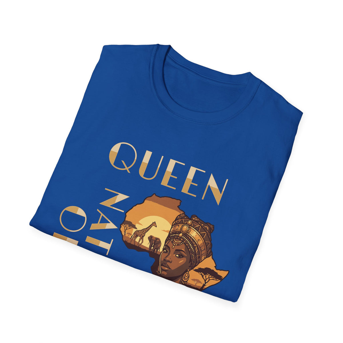Queen of a Nation T-Shirt — African Queen Graphic Tee
