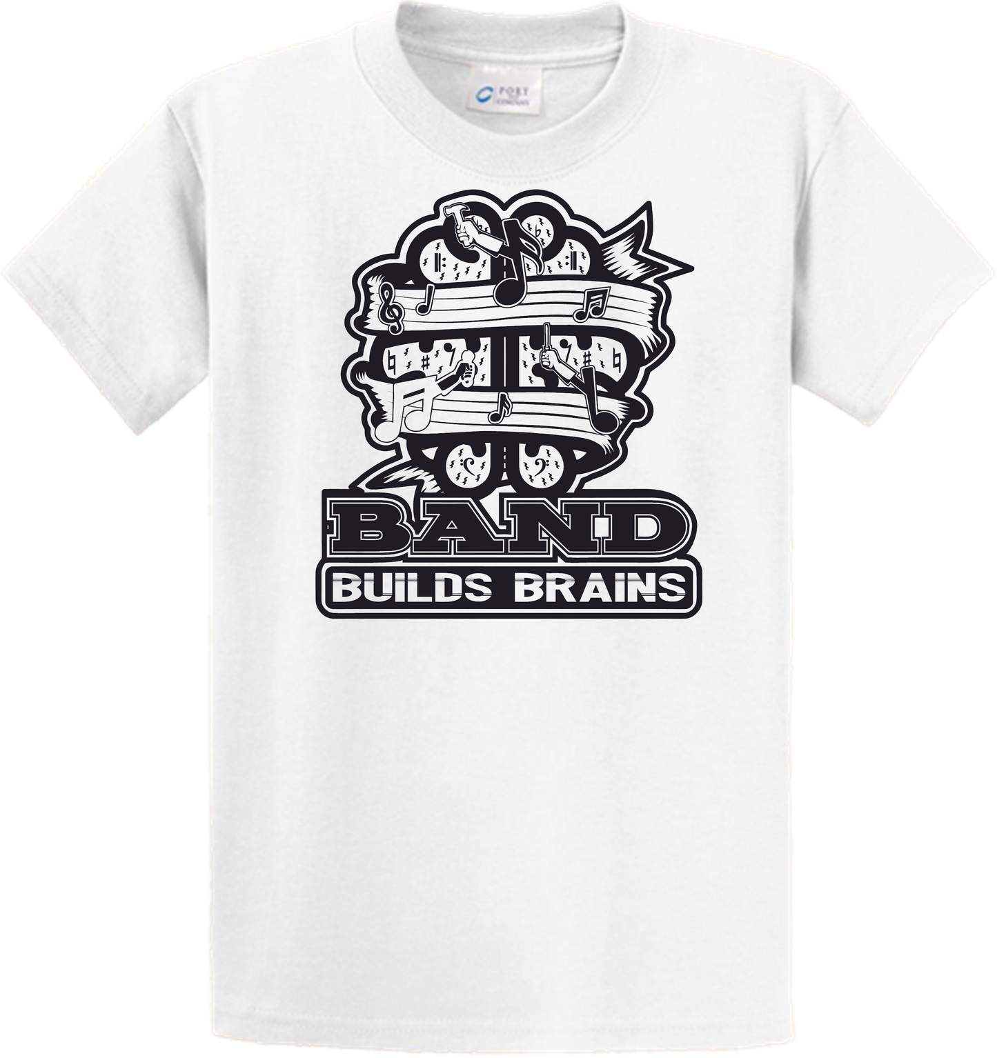 Band t-shirt Brains T shirt Build Brains T-shirt Music T shirt