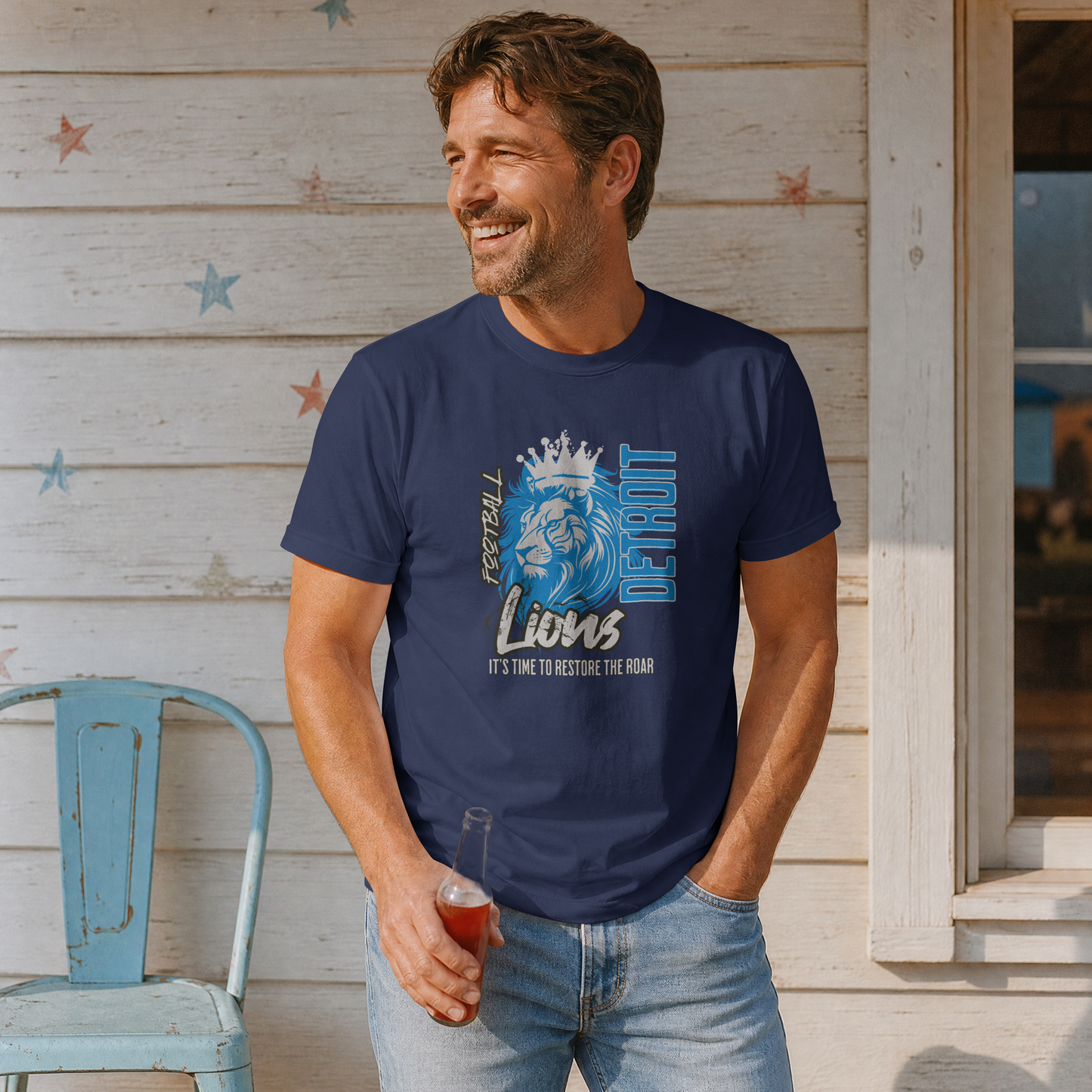 Detroit Football Short Sleeve Tee