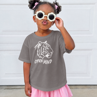 Graphic Tiger Head Open Mind Tee