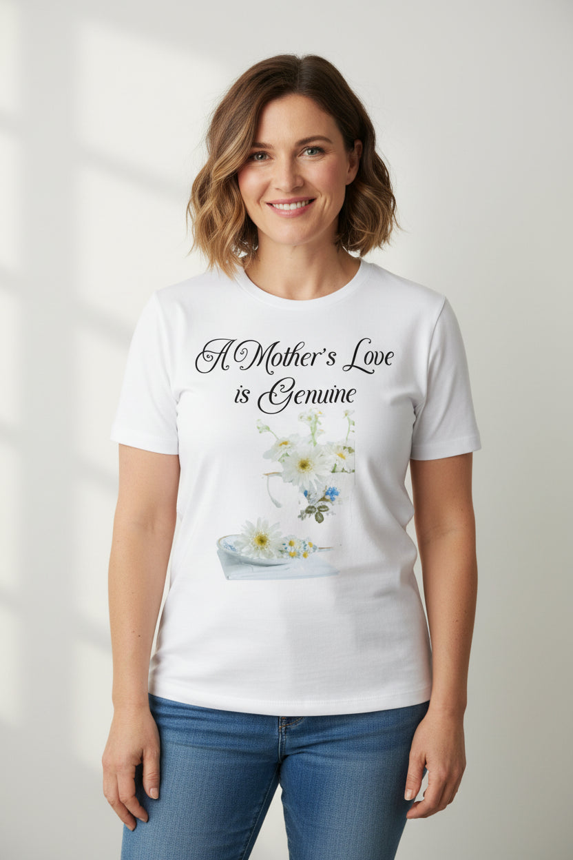Mother's Day Flower t-shirt gift for Birth Month Floral Celebration for April Birthday