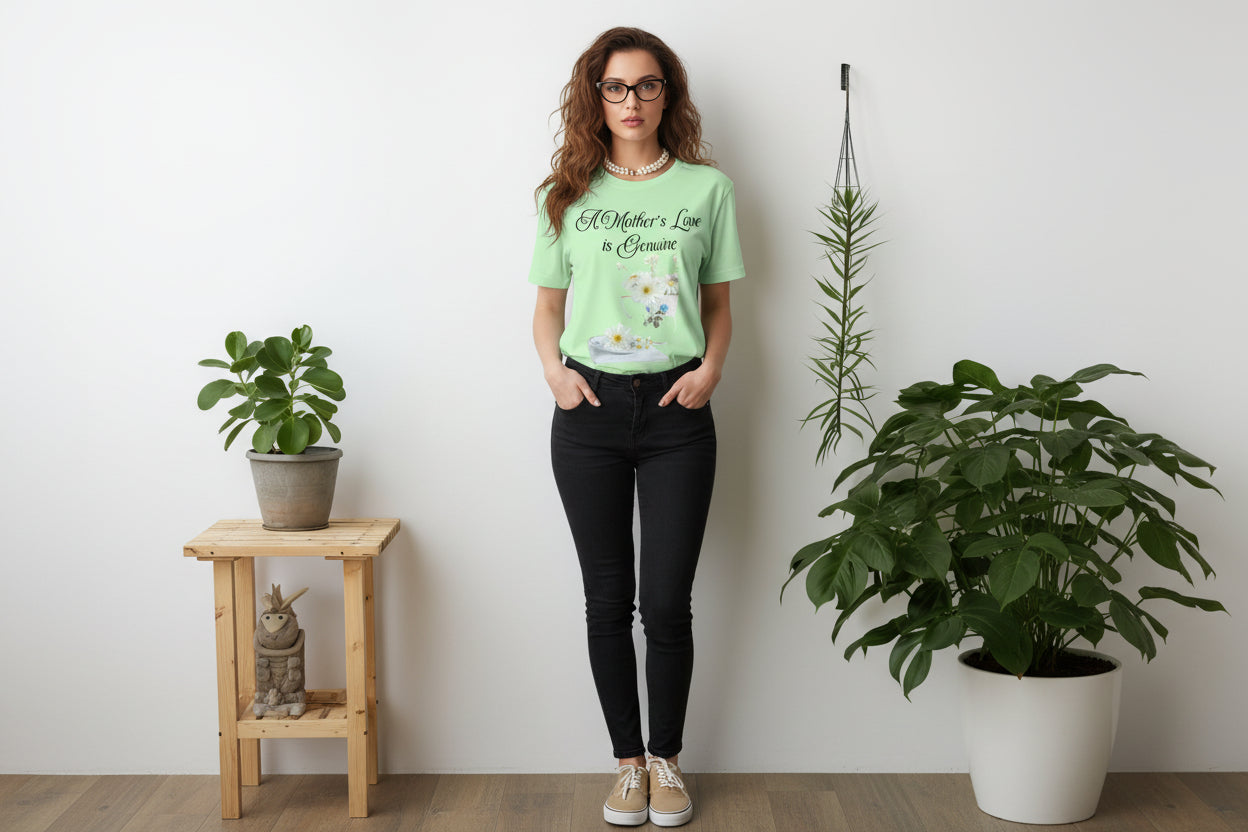 Mother's Day Flower t-shirt gift for Birth Month Floral Celebration for April Birthday