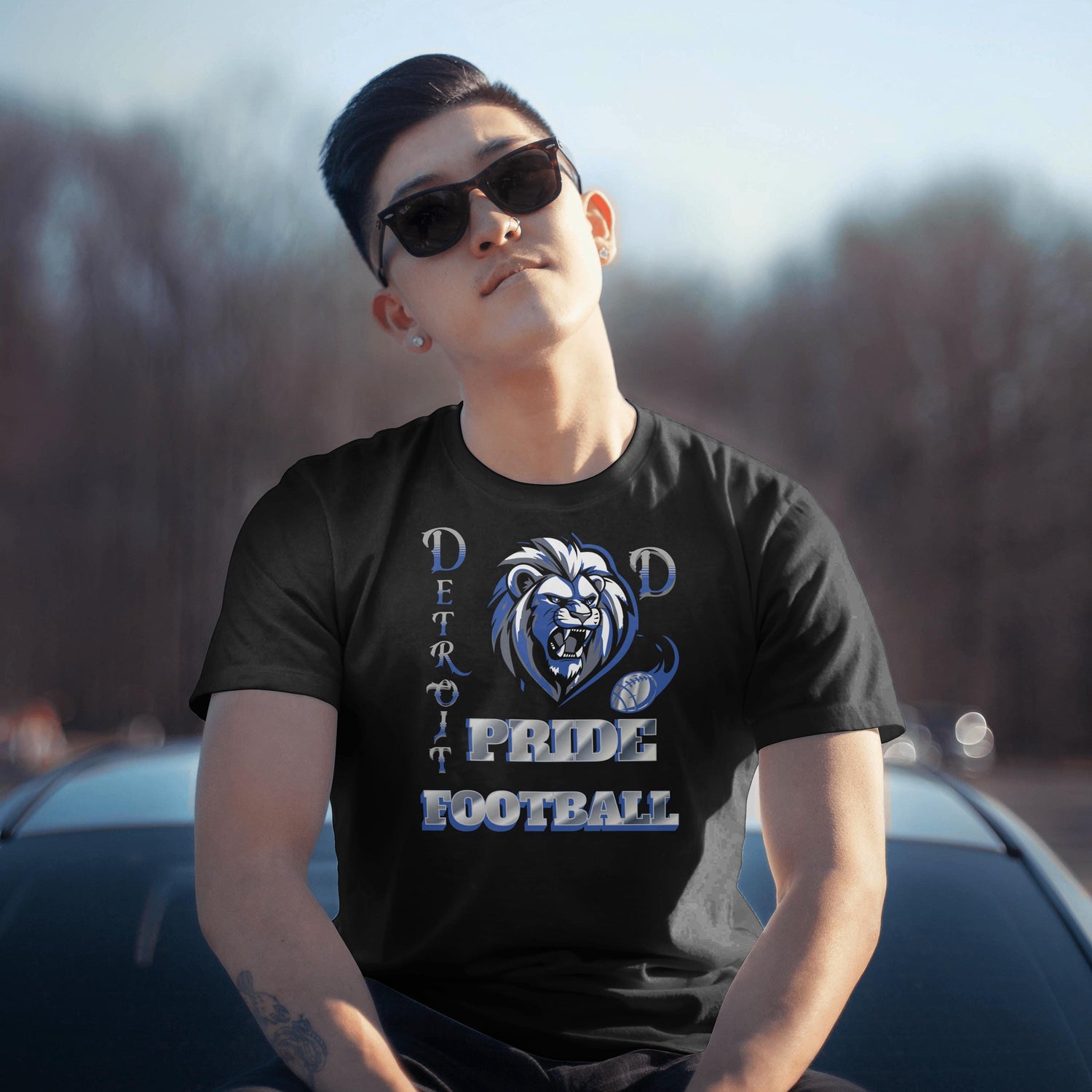 Detroit Football Pride T-shirt Gift