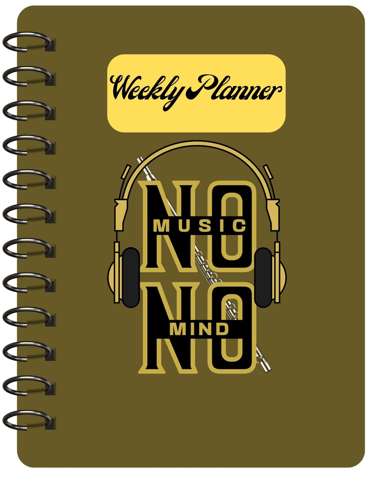 Digital Planner for Music Teacher, Digital Calendar for Student of Music Lover